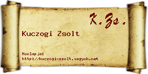 Kuczogi Zsolt névjegykártya